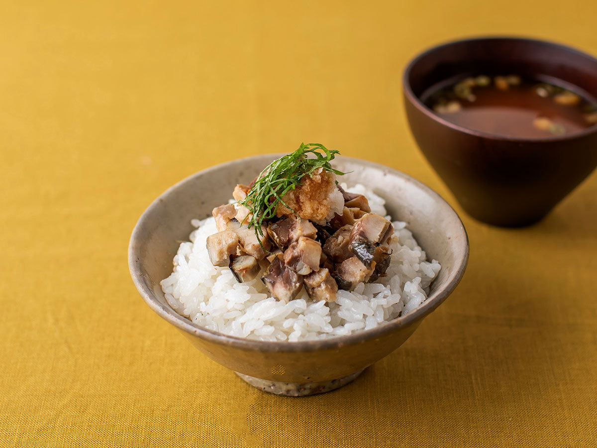 焼きサバ崩し